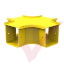 HellermannTyton GigaDuct 100mm Intersection With Cover