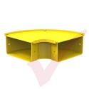 HellermannTyton GigaDuct 200mm 90° Horizontal Elbow With Cover