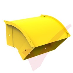 HellermannTyton GigaDuct 200mm 45° Vertical Up Outside Elbow With Cover