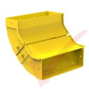 HellermannTyton GigaDuct 300mm 90° Vertical Up Inside Elbow With Cove