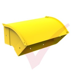 HellermannTyton GigaDuct 300mm 45° Vertical Up Outside Elbow With Cover