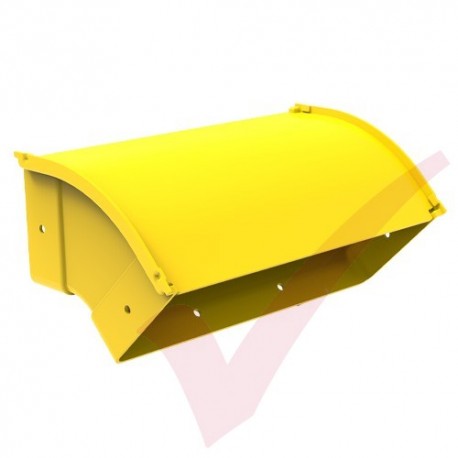 HellermannTyton GigaDuct 300mm 45° Vertical Up Outside Elbow With Cover