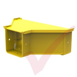 HellermannTyton GigaDuct 300mm x 100mm Reducer With Cover