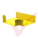 HellermannTyton GigaDuct 300mm to 100mm Reducer Horizontal T-Junction With Cover