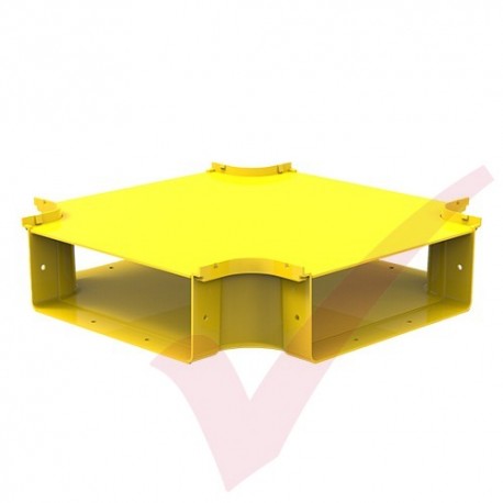 HellermannTyton GigaDuct 300mm Intersection With Cover