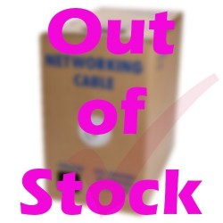 Black Stranded Cat6 Premium UTP 4 Pair 24Awg 305 Metre with LSZH Sheath in Pull Box