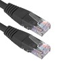 Cat5e Patch Cables RJ45 UTP High Grade PVC Flush Booted Black