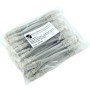 Short Grey 15cm Cat5e LSZH Patch Cables for 1U Patching 24Pk