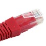 Short Red 15cm Cat5e LSZH Patch Cables for 1U Patching 24Pk