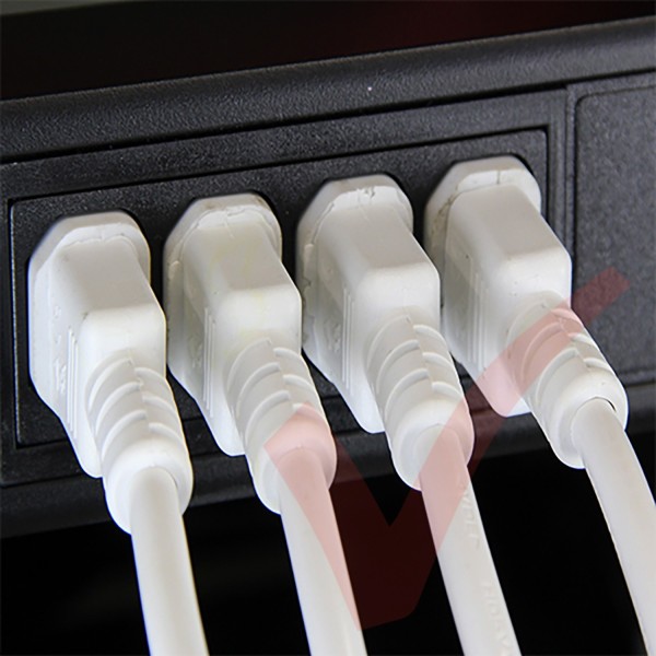 C14 to C15 HOT Condition Power Extension Cables White