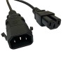 C15 to C14 'P-Lock' Power Cable Black