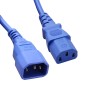 C13 to C14 High Grade H05VV-F Power Cable Blue