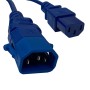 C13 to C14 'P-Lock' Power Cable Blue