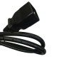 C19 to C20 LSZH H05Z1Z1-F 15A Power Cables Black