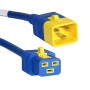 C19 to C20 'V-Lock' Power Cable Blue