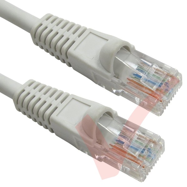 Cat5e Patch Cables Premium RJ45 UTP LSZH Bubble Booted Grey