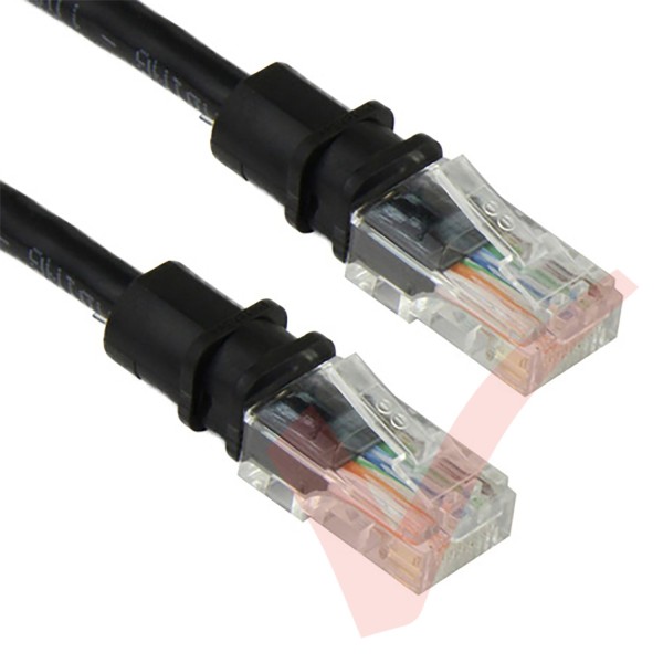 Patchsee Cat5e Patch Cables RJ45 UTP PVC Black