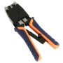 RJ45/RJ11 Ratchet Modular Crimping Tool