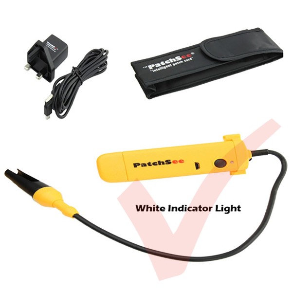 White Patchsee PRO PatchLight BL-PRO-PL incl. Case & Charger
