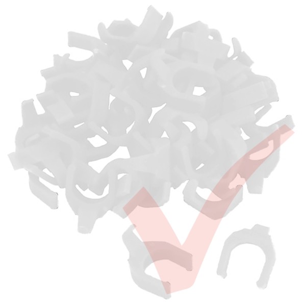 Patchsee White BL/PC Removable PatchClip 50x Pack