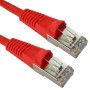 Cat5e Patch Cables Enhanced RJ45 FTP PVC Bubble Booted Red