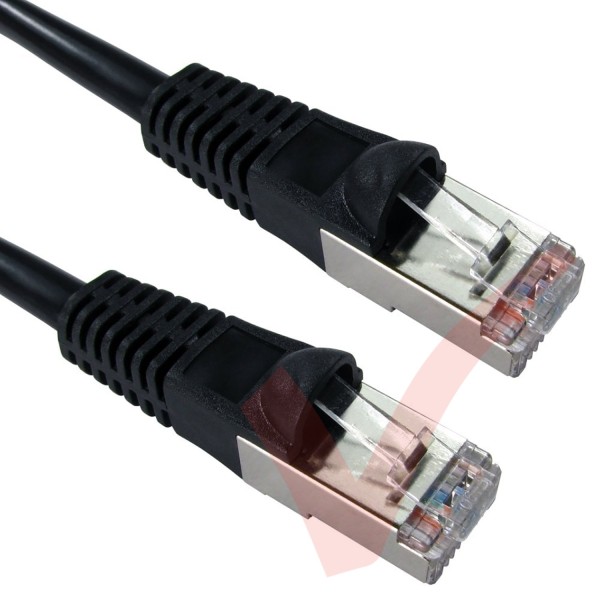 Cat5e Patch Cables Enhanced RJ45 F/UTP PVC Bubble Booted Black