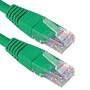 Cat5e Patch Cables Enhanced RJ45 UTP PVC Flush Booted Green