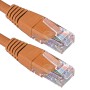 Cat5e Patch Cables Enhanced RJ45 UTP PVC Flush Booted Orange