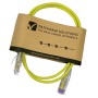 Cat6 Slim U/UTP Small Diameter Snagless Booted Patch Cables Yellow
