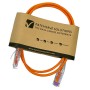 Cat6 Slim U/UTP Small Diameter Snagless Booted Patch Cables Orange
