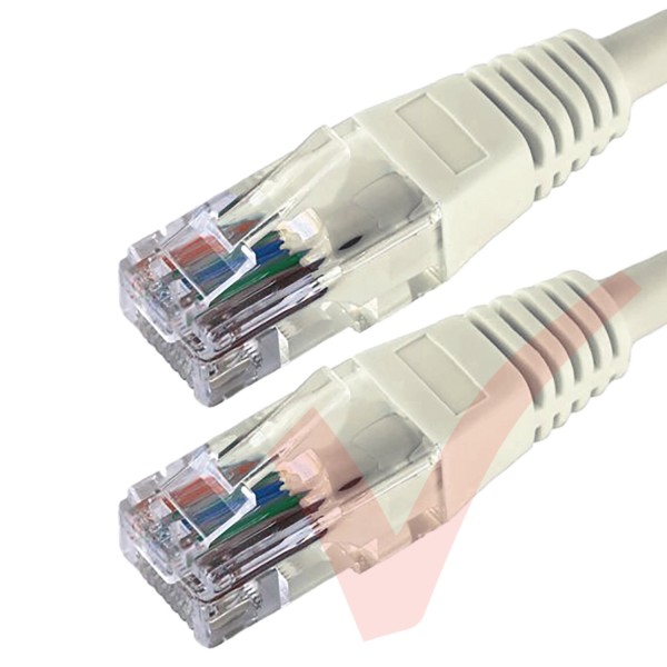 Cat6 Patch Cables RJ45 UTP High Grade PVC Flush Booted White