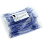 Short Blue 15cm Cat6 LSZH Patch Cables for 1U Patching 24Pk