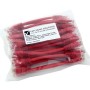 Short Red 15cm Cat6 LSZH Patch Cables for 1U Patching 24Pk