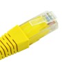 Short Yellow 15cm Cat6 LSZH Patch Cables for 1U Patching 24Pk