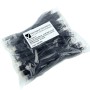 Short Black 15cm Cat6 LSZH Patch Cables for 1U Patching 24Pk