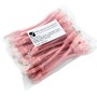 Short Pink 15cm Cat6 LSZH Patch Cables for 1U Patching 24Pk