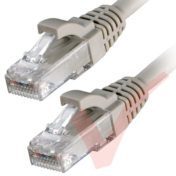 Cat6 Patch Cables RJ45 UTP Premium LSZH Snagless Booted Grey