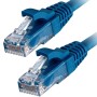 Cat6 Patch Cables RJ45 UTP Premium LSZH Snagless Booted Blue