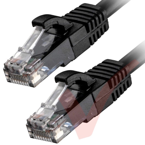 Cat6 Patch Cables RJ45 UTP Premium LSZH Snagless Booted Black
