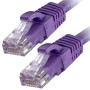 Cat6 Patch Cables RJ45 UTP Premium LSZH Snagless Booted Purple