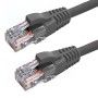 Excel Cat6 Patch Cables RJ45 UTP LSZH Snagless Booted Grey