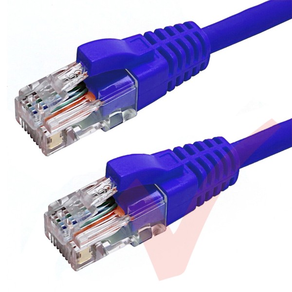 Excel Cat6 Patch Cables RJ45 UTP LSZH Snagless Booted Blue