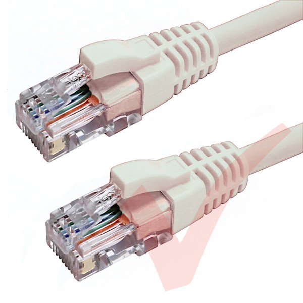 Excel Cat6 Patch Cables RJ45 UTP LSZH Snagless Booted White