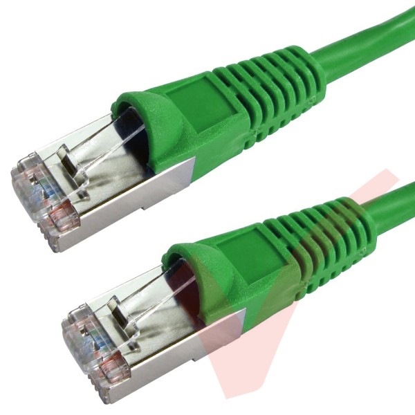 Cat6 Patch Cables RJ45 FTP Premium LSZH Bubble Booted Green