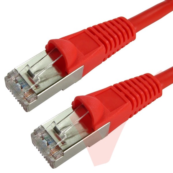 Cat6 Patch Cables RJ45 FTP Premium LSZH Bubble Booted Red