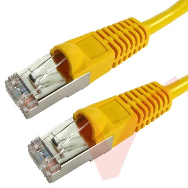Cat6 Patch Cables RJ45 FTP Premium LSZH Bubble Booted Yellow