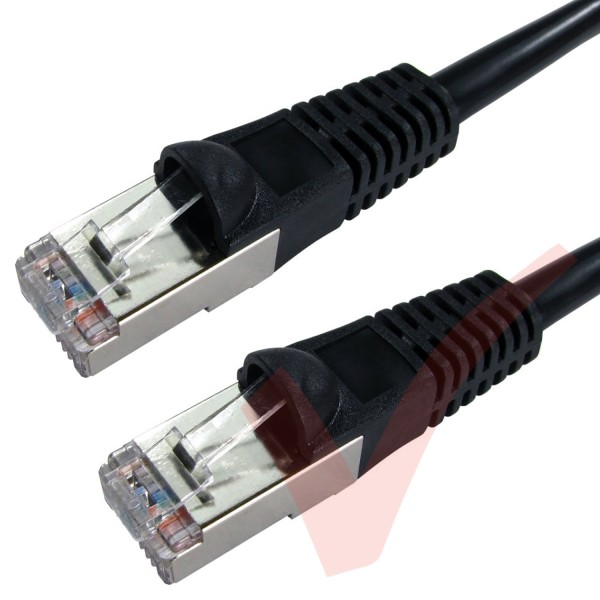 Cat6 Patch Cables RJ45 FTP Premium LSZH Bubble Booted Black