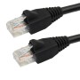 Black - Cat6 External PE Grade 250MHz UTP Solid 23Awg Snagless Patch Lead