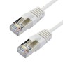Cat6a Slim U/FTP Small Diameter Snagless Booted Patch Cables White