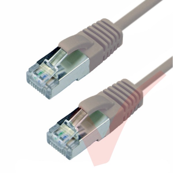 Cat6a Slim U/FTP Small Diameter Snagless Booted Patch Cables Grey